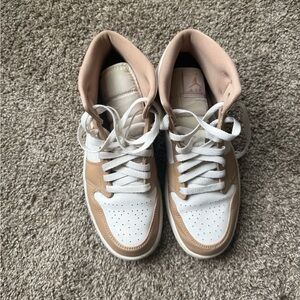 Jordan Sneakers White and Tan
